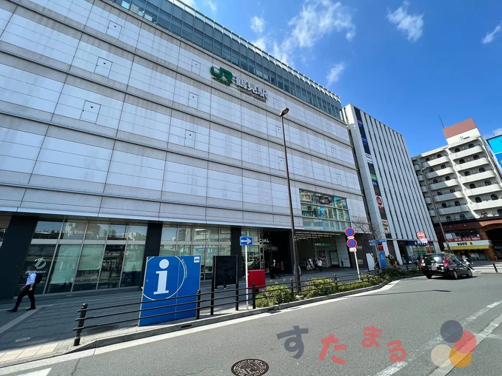 JR鶴見駅とCIAL鶴見の写真