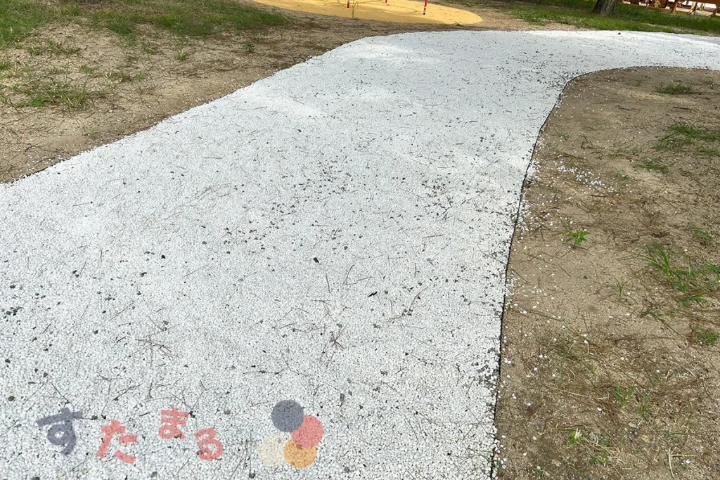 須磨海浜公園の白石ロードの写真