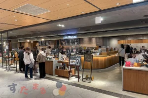 LUCUA osaka 地下2階店のすこし離れて見た店舗全容のようす画像のスライド表示用のボタンサムネイル画像