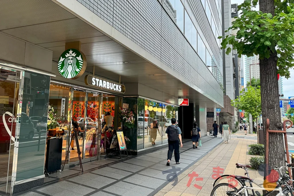 starbucks coffee 北浜店の外観写真